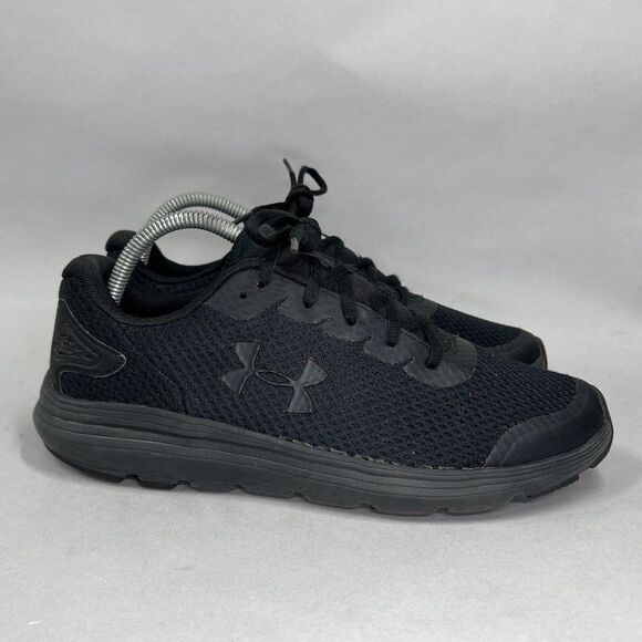 Under Armour Surge 2‎ Shoes Men\'s Size 8.5 Black Mesh Running Athletic Training main image 7